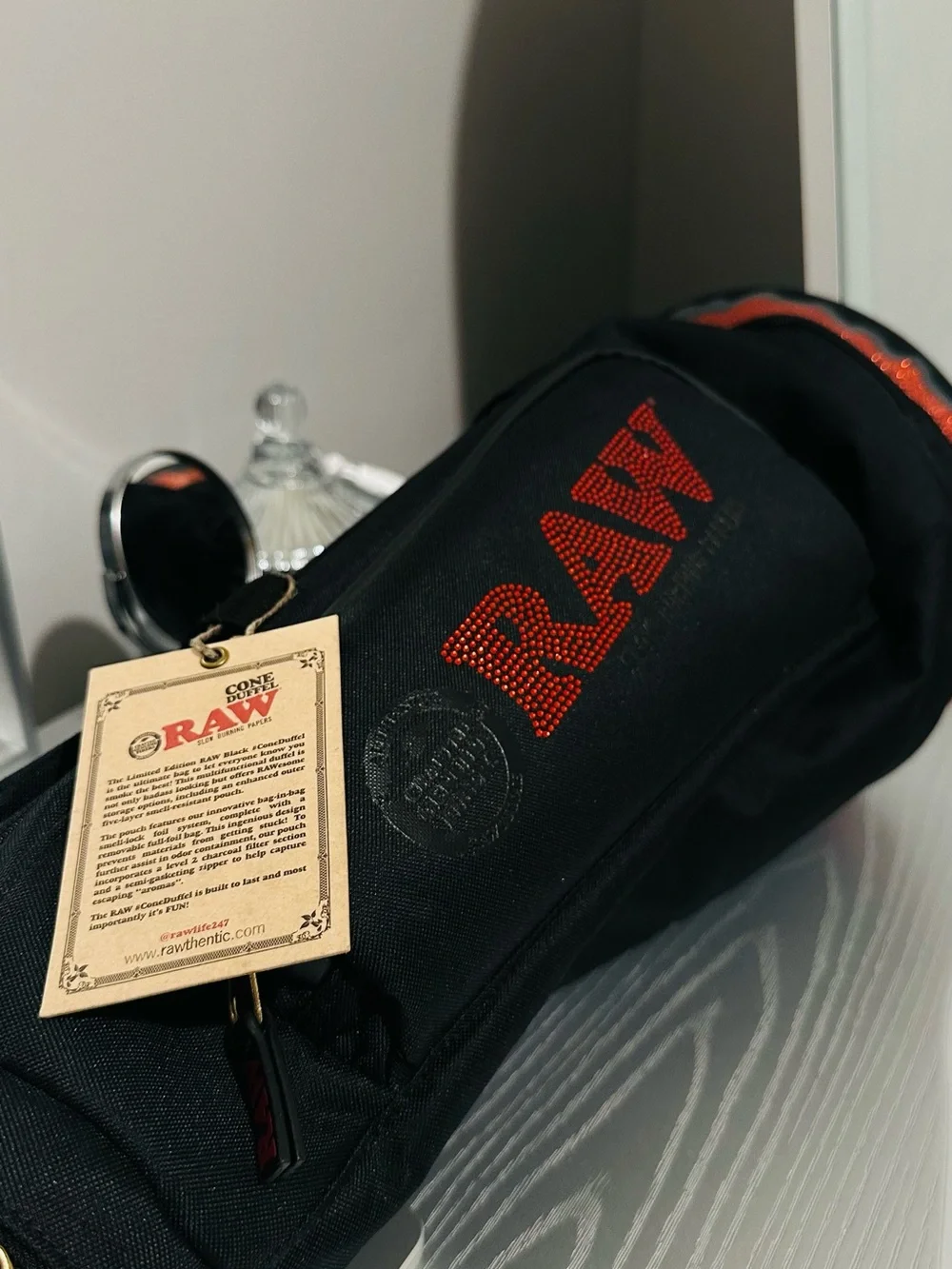 RAW Black Cone Duffel Bag LARGE water proof LIMITED EDITION